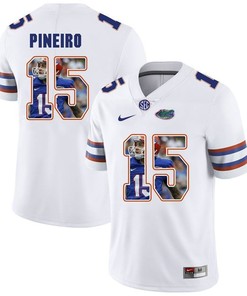 Florida Gators White Eddy Pineiro College Football Portrait Jersey