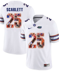 Florida Gators White Jordan Scarlett College Football Portrait Jersey