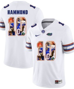 Florida Gators White Josh Hammond College Football Portrait Jersey