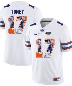 Florida Gators White Kadarius Toney College Football Portrait Jersey