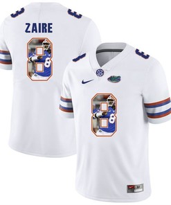 Florida Gators White Malik Zaire College Football Portrait Jersey
