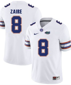 Florida Gators White Malik Zaire Football Player Performance Jersey