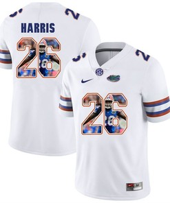 Florida Gators White Marcell Harris College Football Portrait Jersey