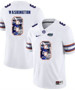 Florida Gators White Nick Washington College Football Portrait Jersey
