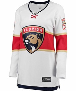 Florida Panthers Women's Away Breakaway Jersey - White