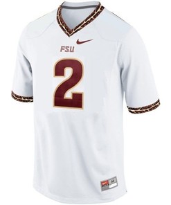 Florida State Seminoles #2 Deion Sanders White Football Jersey