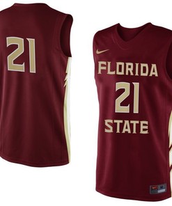 Florida State Seminoles #21 Garnet Basketball Jersey