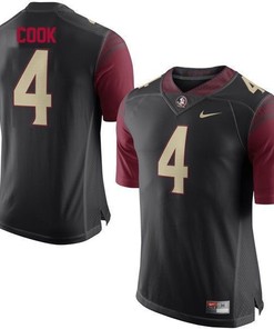 Florida State Seminoles #4 Dalvin Cook Black Football Alumni Game Jersey