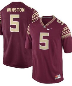 Florida State Seminoles #5 Jameis Winston Red Football Jersey