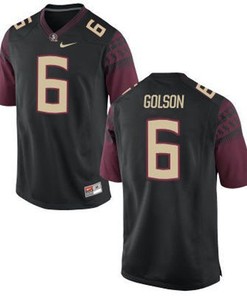 Florida State Seminoles #6 Everett Golson Black Football Jersey