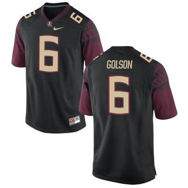 Florida State Seminoles #6 Everett Golson Black Football Jersey