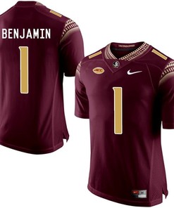 Florida State Seminoles Garnet BKelvin Benjamin College Basketball Jersey