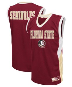 Florida State Seminoles Garnet Colosseum Fadeaway Basketball Jersey