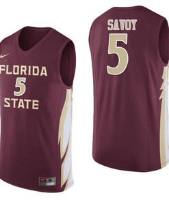 Florida State Seminoles Garnet PJ Savoy College College Basketball Jersey