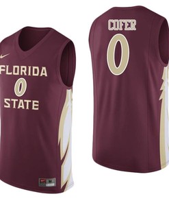 Florida State Seminoles Garnet Phil Cofer College College Basketball Jersey