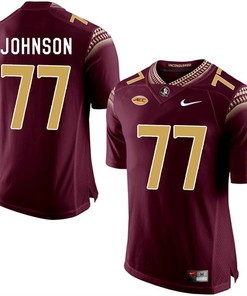 Florida State Seminoles Garnet Roderick Johnson College Basketball Jersey