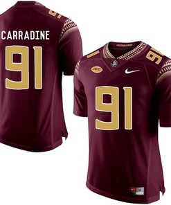 Florida State Seminoles Garnet Tank Carradine College Basketball Jersey