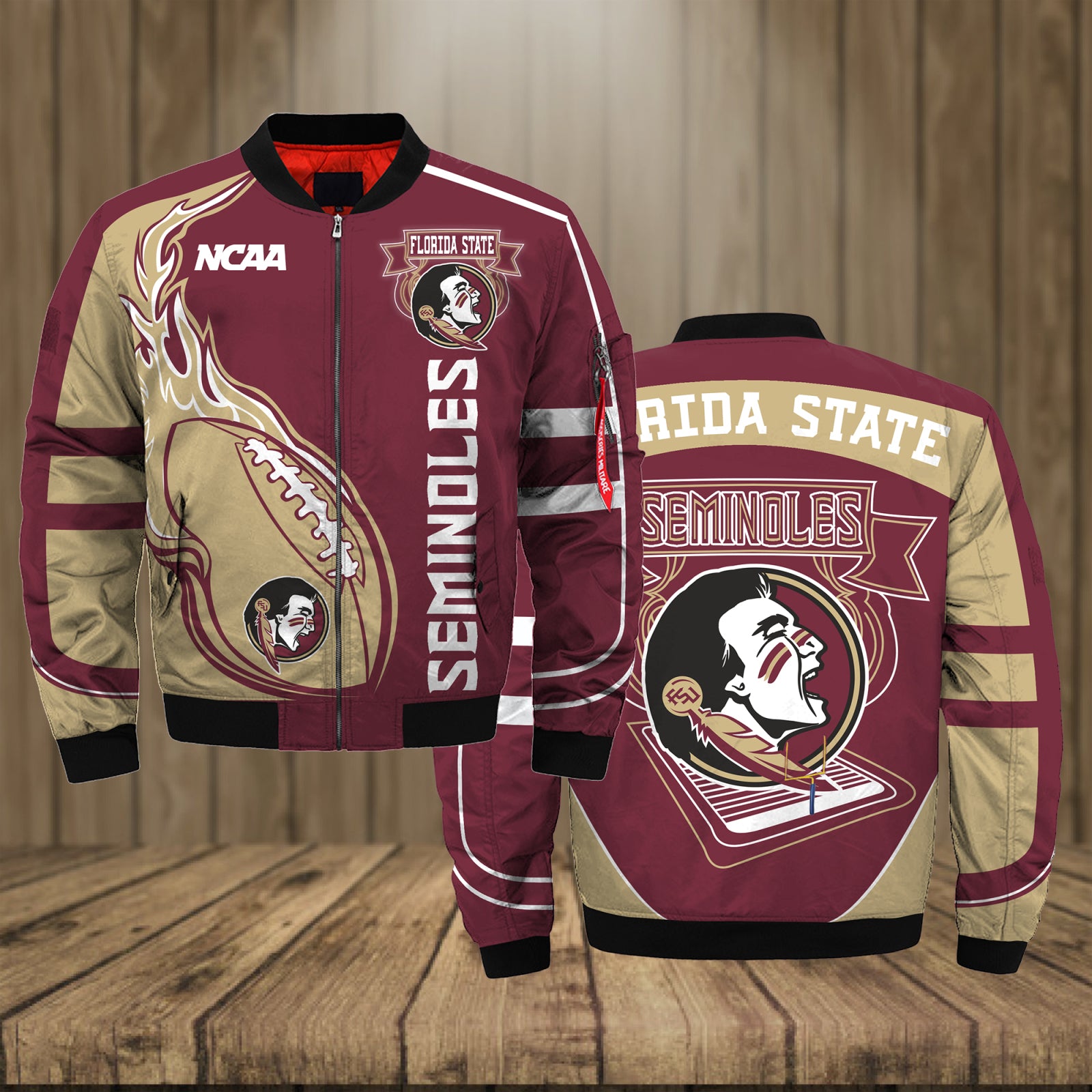 Florida State Seminoles Men's Jacket Fire Ball