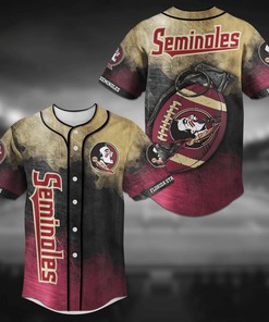 Florida State Seminoles NCAA Baseball Jersey Shirt with Unique Grenade Design