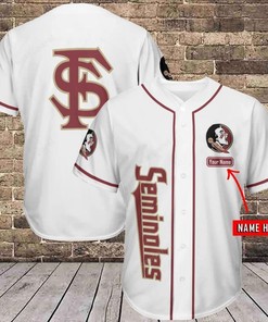 Florida State Seminoles Personalized Baseball Jersey 337