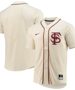 Florida State Seminoles Vapor Untouchable Elite Replica Full-button Baseball Jersey - Natural Ncaa