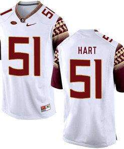 Florida State Seminoles White Bobby Hart College Basketball Jersey