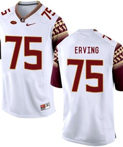 Florida State Seminoles White Cameron Erving College Basketball Jersey