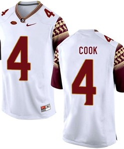 Florida State Seminoles White Dalvin Cook College Basketball Jersey