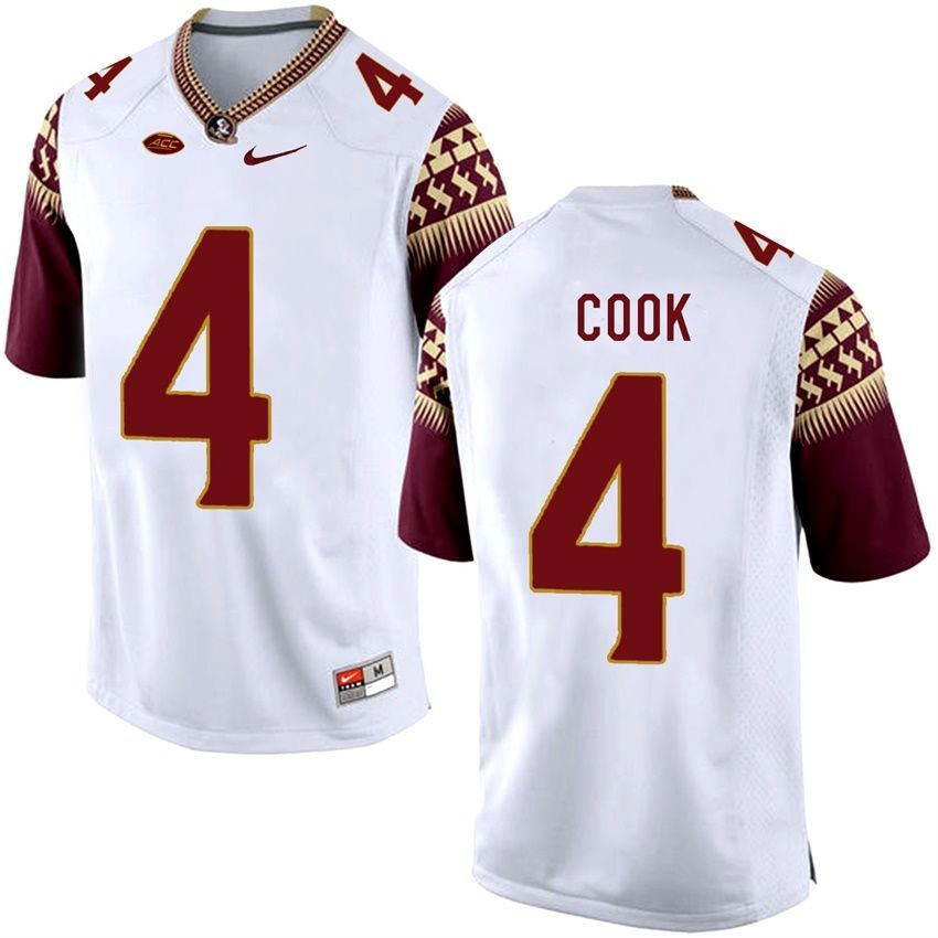Florida State Seminoles White Dalvin Cook College Basketball Jersey