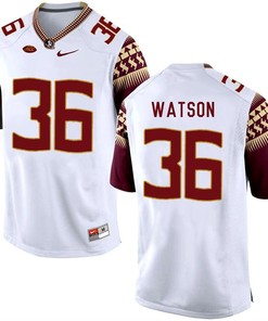 Florida State Seminoles White Dekoda Watson College Basketball Jersey
