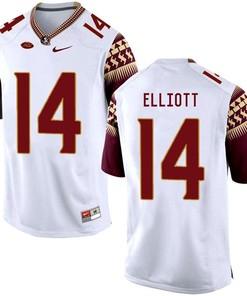 Florida State Seminoles White Javien Elliott College Basketball Jersey