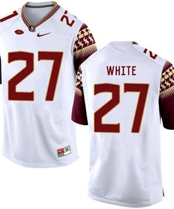 Florida State Seminoles White Marquez White College Basketball Jersey