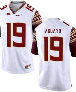 Florida State Seminoles White Roberto Aguayo College Basketball Jersey