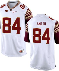 Florida State Seminoles White Rodney Smith College Basketball Jersey