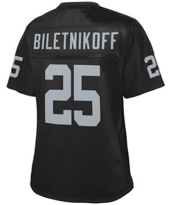 Fred Biletnikoff Oakland Raiders Nfl Pro Line Womens Retired Player Jersey - Black