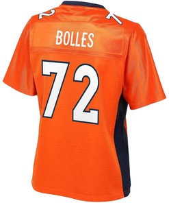 Garrett Bolles Denver Broncos Nfl Pro Line Womens Player Jersey - Orange