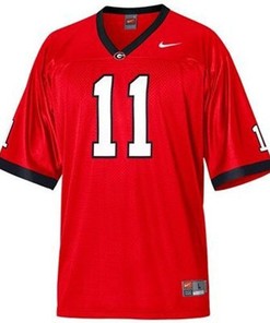 Georgia Bulldogs #11 Aaron Murray Red Football Jersey