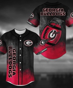 Georgia Bulldogs NCAA Baseball Jersey Shirt Grenade