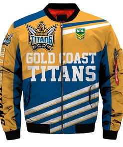 Gold Coast Titans Jacket 3D Full-zip Jackets