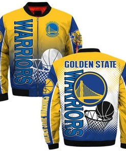 Golden State Warriors Bomber Jacket 3D Full Print