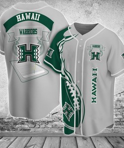 Hawaii Rainbow Warriors NCAA Baseball Jersey Shirt Classic