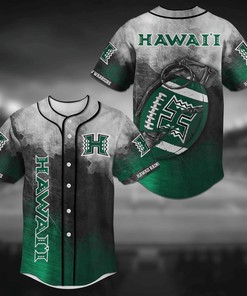 Hawaii Rainbow Warriors NCAA Baseball Jersey Shirt Grenade