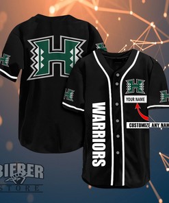 Hawaii Rainbow Warriors Personalized Name Fans Team Ncaa 3d Customization Gifts Baseball Jersey