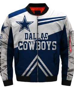 Hot Sale NFL Football Men's Bomber Jacket Dallas Cowboys Bomber Jacket