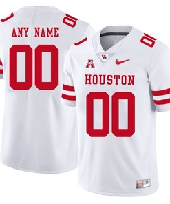 Houston Cougars 2018  White Custom College Football Jersey