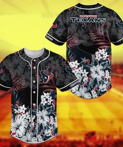 Houston Texans NFL Baseball Jersey Shirt for Fans