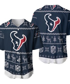 Houston Texans Nfl Ugly Sweatshirt Christmas D Baseball Jersey