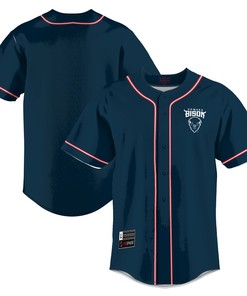 Howard Bison Baseball Jersey - Navy Ncaa