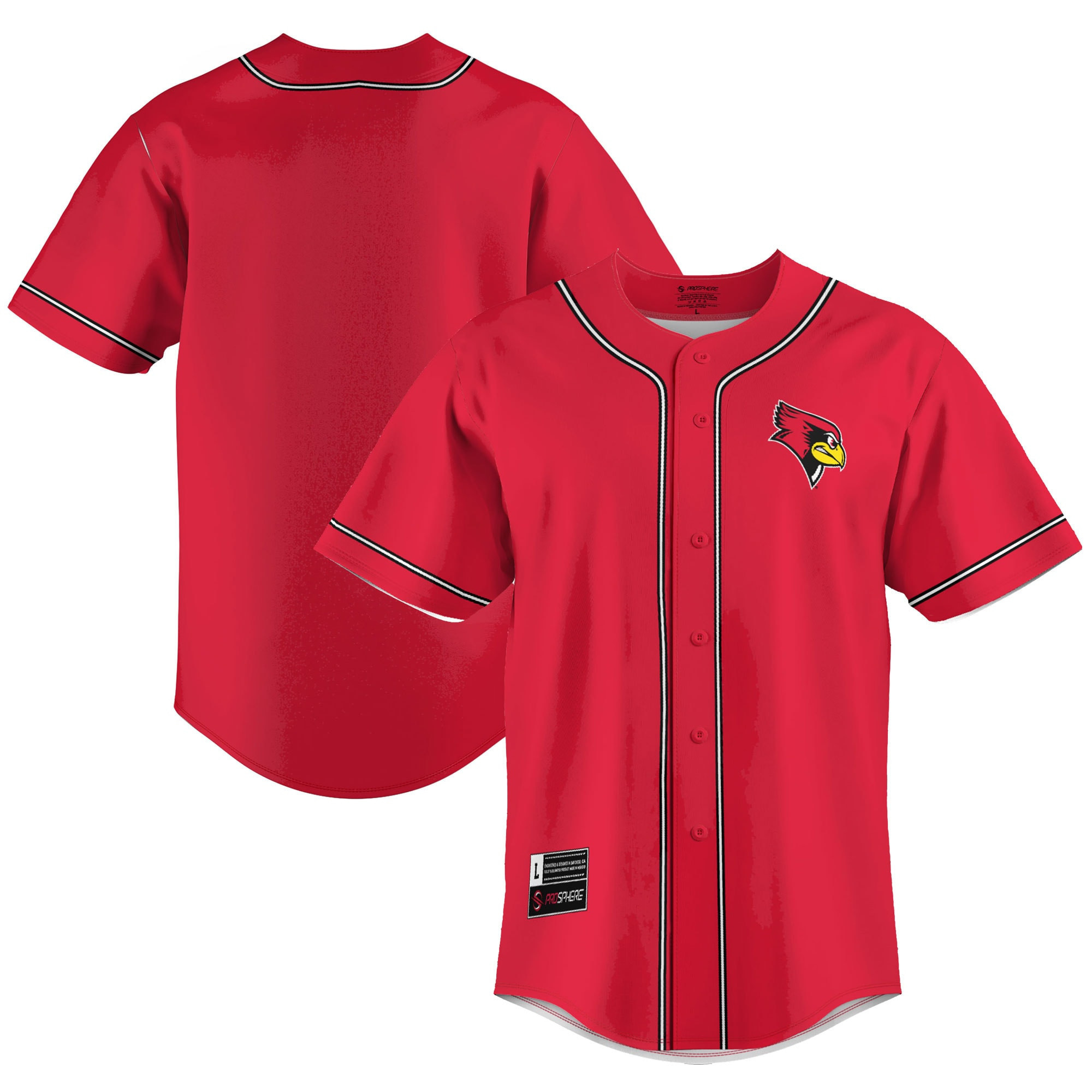 Illinois State Redbirds Baseball Jersey - Red Ncaa