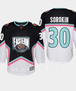 Ilya Sorokin 30 New York Islanders 2023 All-Star Game Jersey Black Equipment